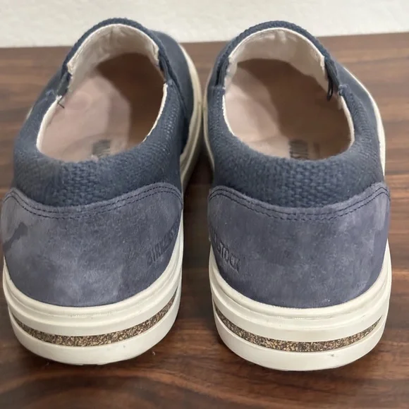 Birkenstock Women’s Dark Blue Slip-On Loafers size 39E/8 - Picture 4 of 7